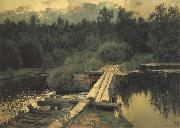 Levitan, Isaak An Der Untiefe oil painting